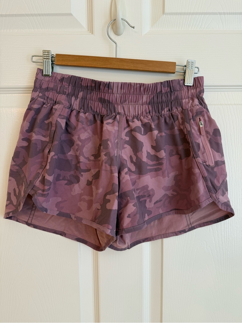 lululemon athletica Mauve Camo Athletic Shorts